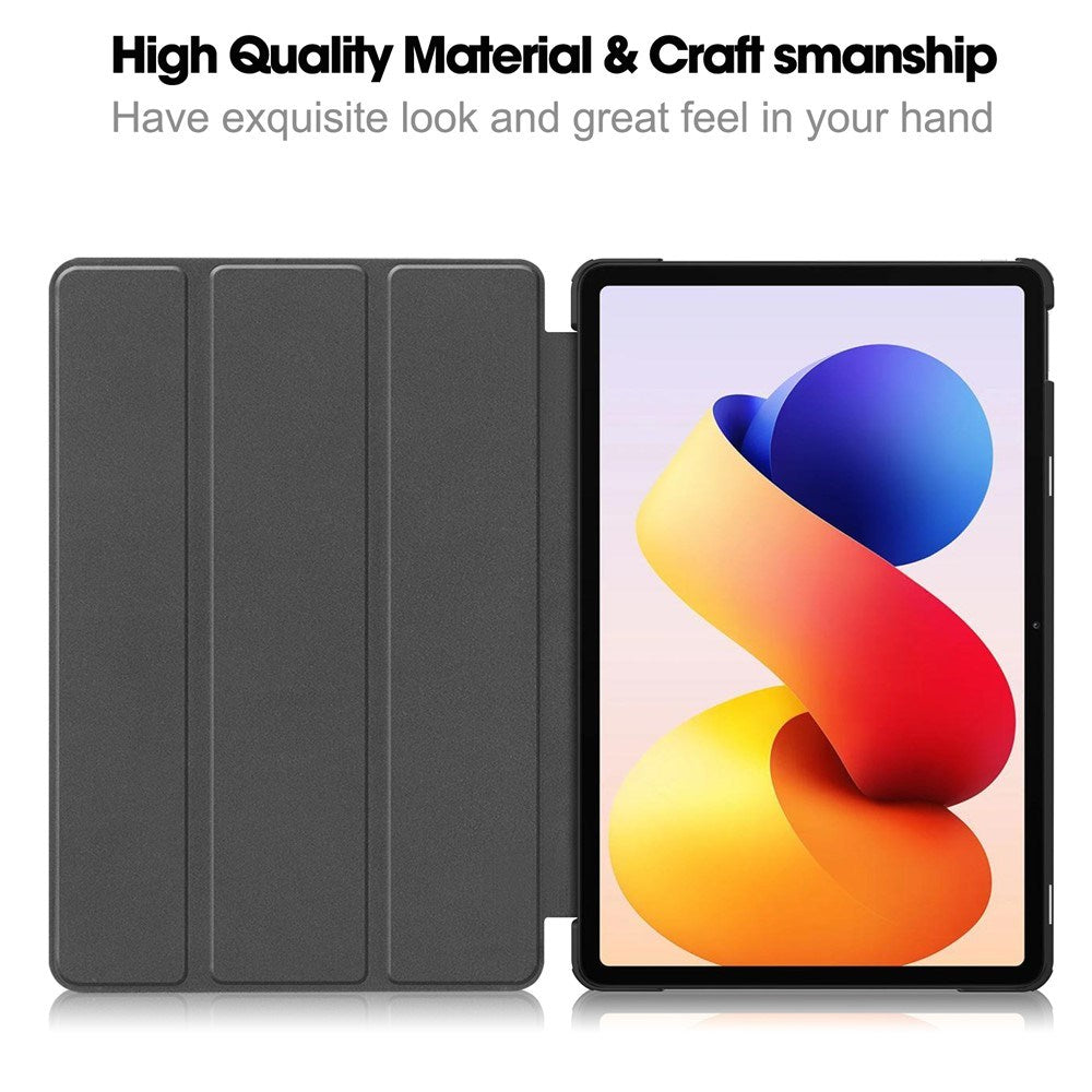 Xiaomi Redmi Pad 2 Pro EIDERWOOD Leather Flip Case with Motif - Galaxy