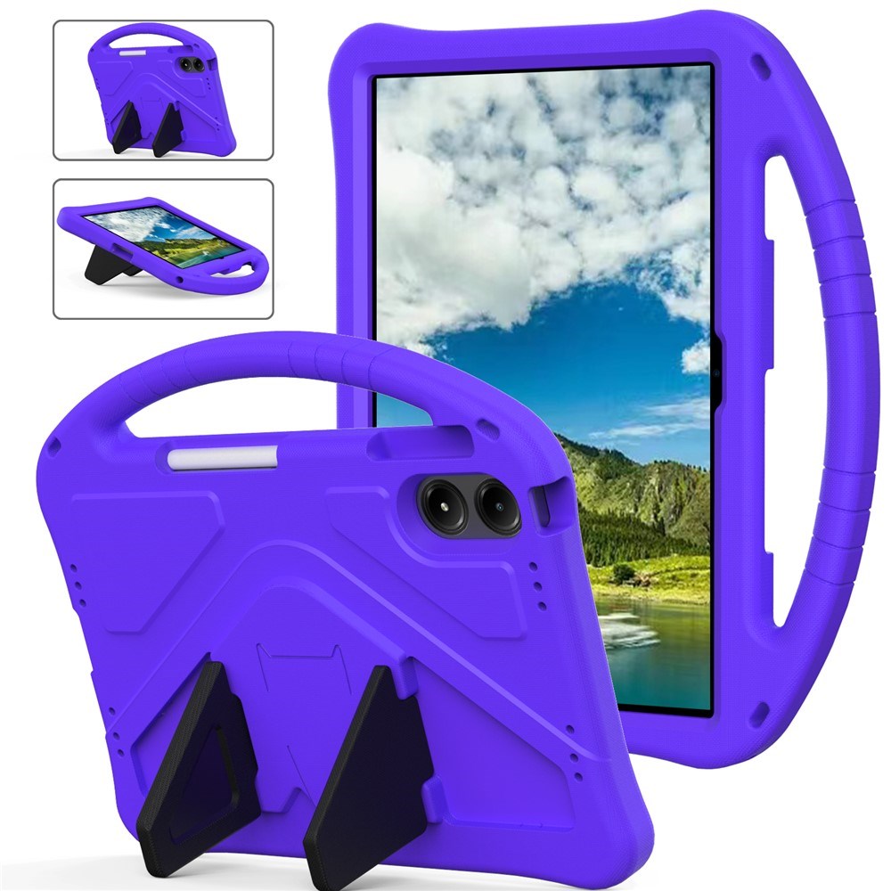 Xiaomi Redmi Pad 2 Pro EIDERWOOD Kids Case with Kickstand - Purple