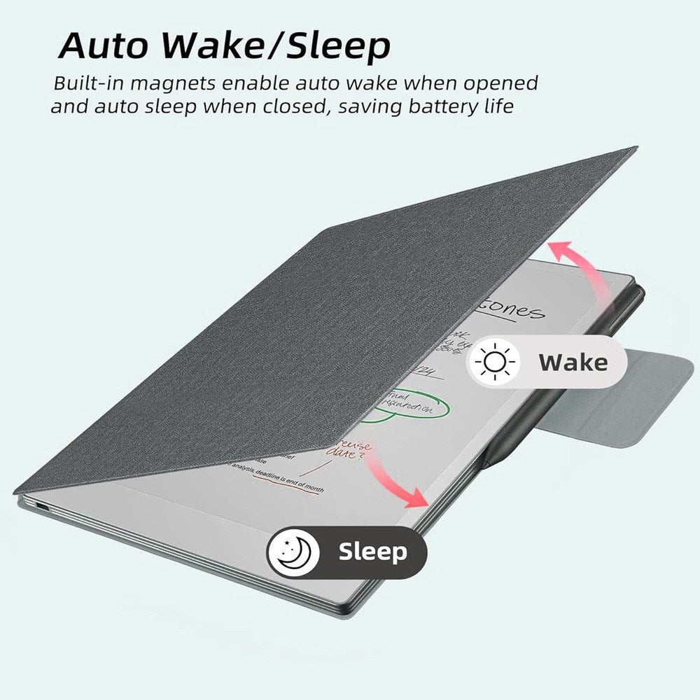 EIDERWOOD ReMarkable Paper Pro Move Magnetic Faux Leather Flip Case - Brown