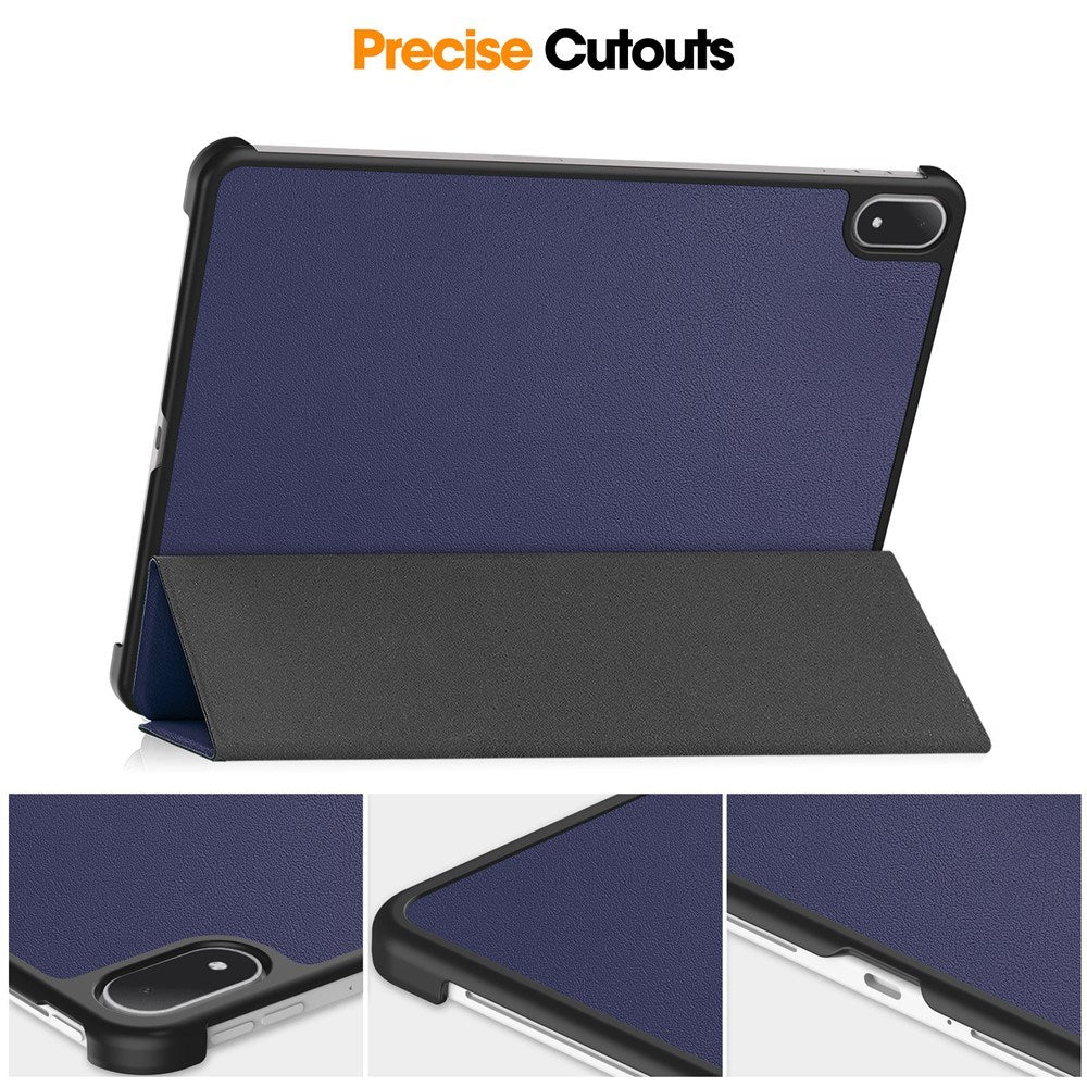 OnePlus Pad 4 EIDERWOOD Faux Leather Flip Case - Blue
