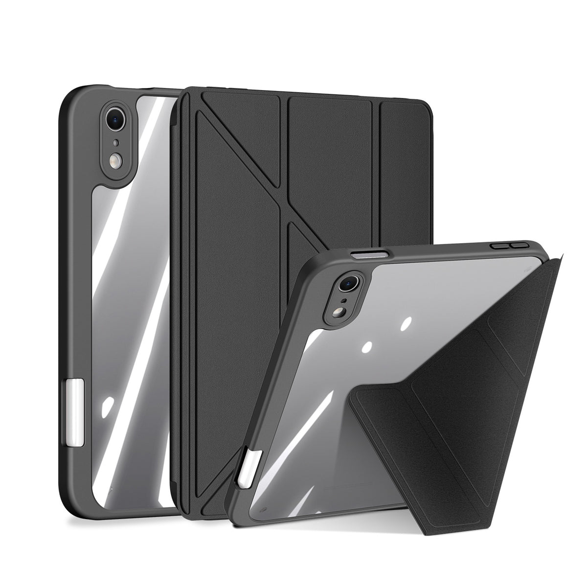 iPad Mini (2026) 8th Gen. DUX DUCIS MAGI Origami Hybrid Flip Case with Stand - Black
