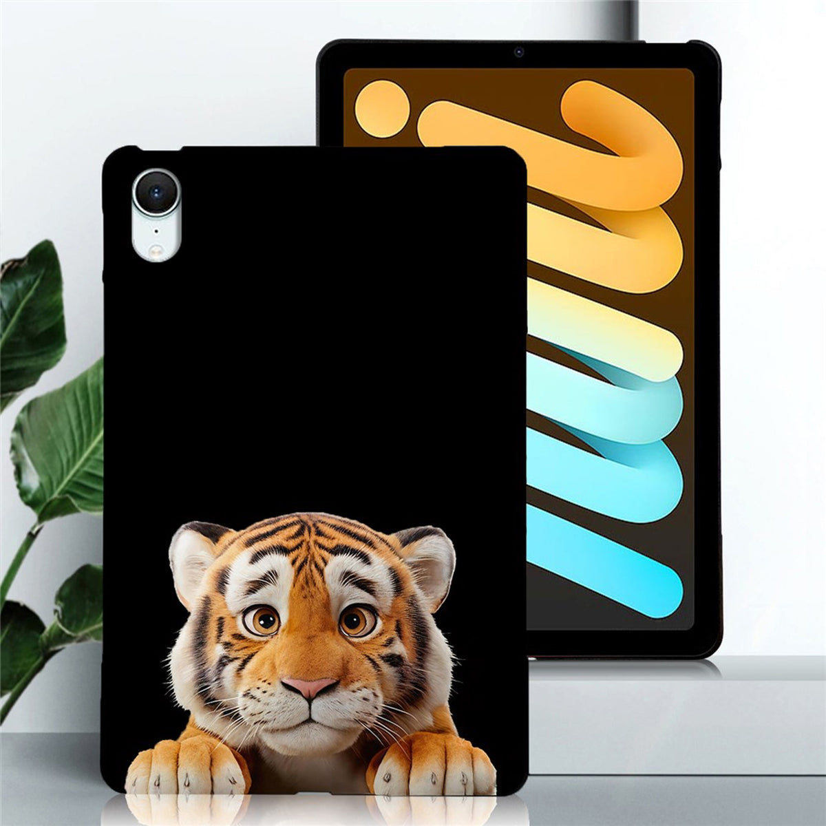 iPad Mini (2026) EIDERWOOD Flexible Plastic Case - Tiger