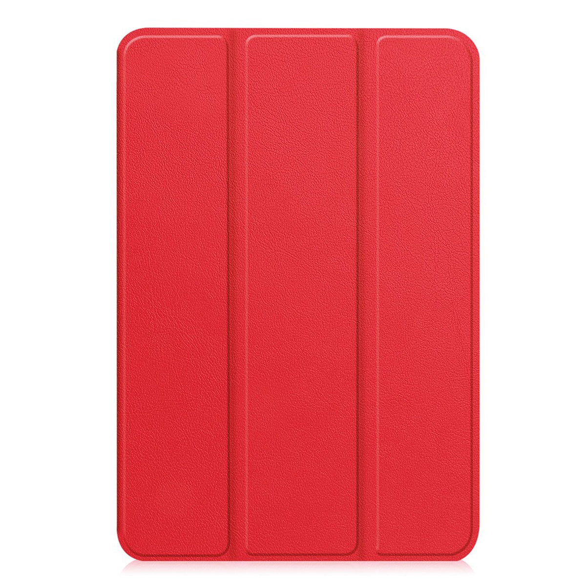 iPad Mini (2026) 8th Gen. EIDERWOOD Faux Leather Tri-Fold Flip Case with Stand Function - Red