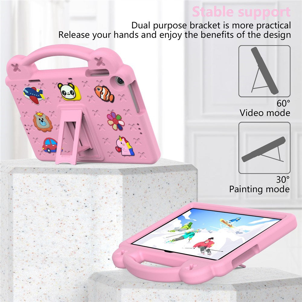 Lenovo Tab M10 (3. Gen) 10.1" (TB-328F/TB-328X) Kids Case w. Kickstand & Hand Holder - Pink