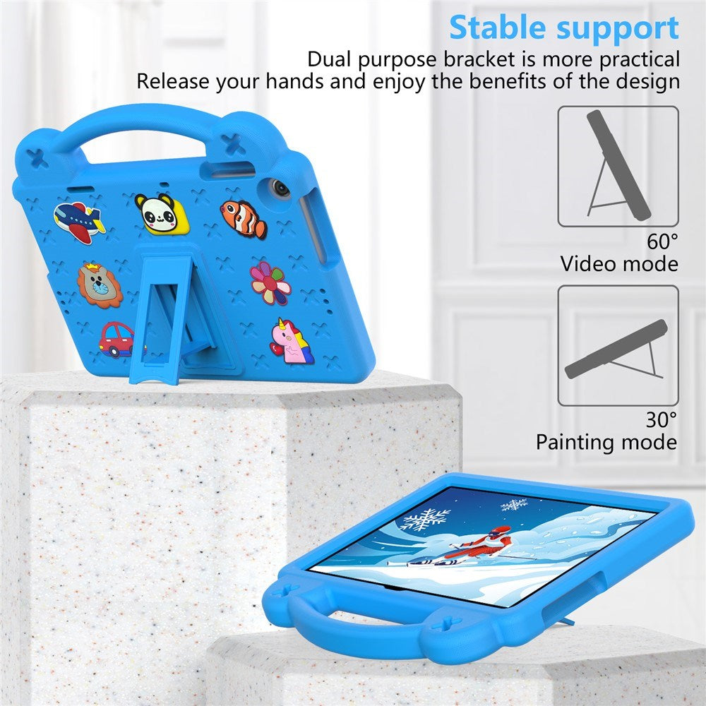 Lenovo Tab M10 (3. Gen) 10.1" (TB-328F/TB-328X) Kids Case w. Kickstand & Hand Holder - Blue