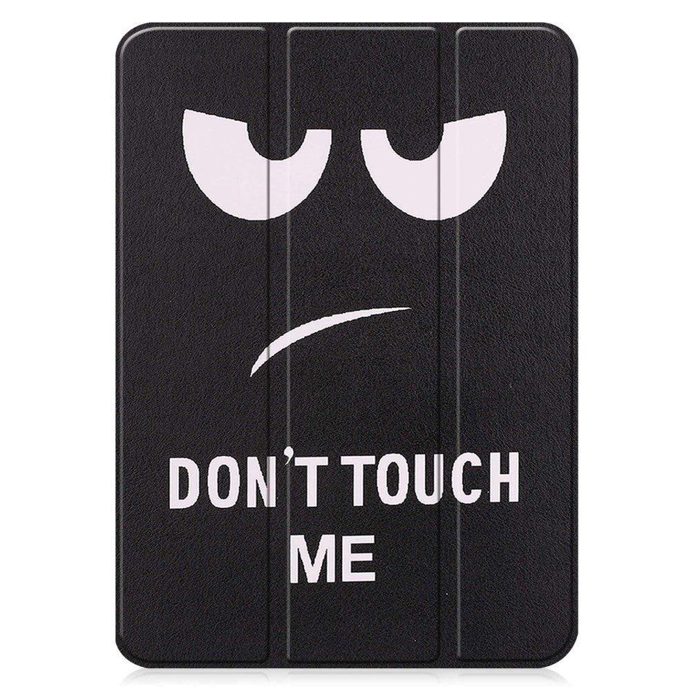 iPad 10.9" (2024/2022) Leather Tri-fold Case - "Don't Touch Me"