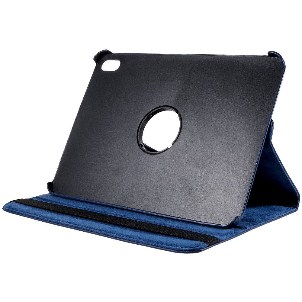 EIDERWOOD iPad 10.9" (2024/2022) Classic Leather Case w. 360⁰ Standing Function - Blue