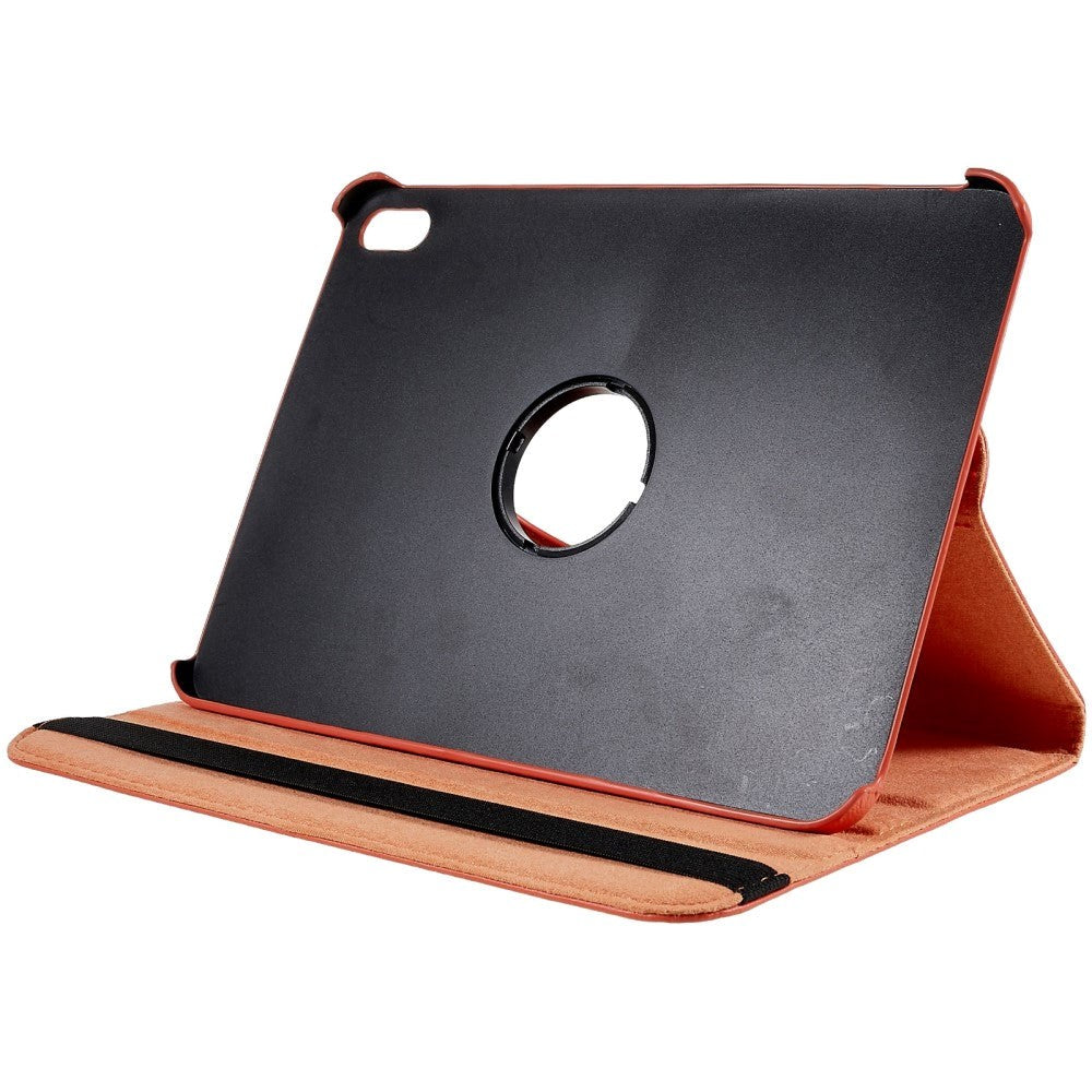 EIDERWOOD iPad 10.9" (2024/2022) Classic Leather Case w. 360⁰ Standing Function - Orange