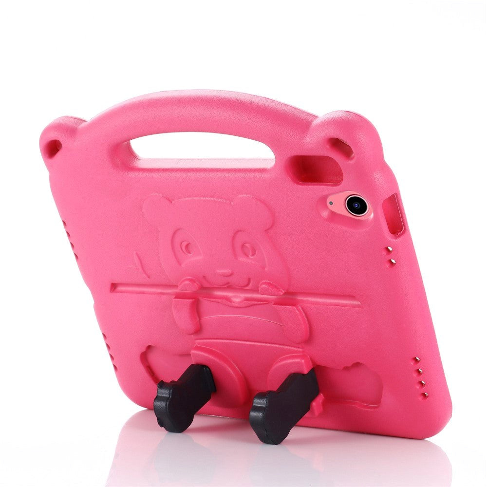 iPad 10.9" (2024/2022) Kids Case - Panda Kickstand Case - Pink