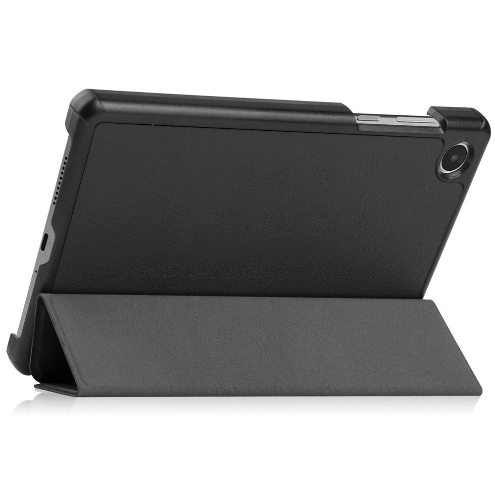 EIDERWOOD Lenovo Tab M8 (4th Gen.) Tri-Fold Faux Leather Flip Case - Black