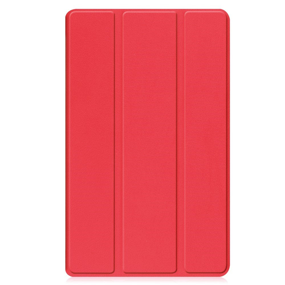 EIDERWOOD Lenovo Tab M8 (4th Gen.) Tri-Fold Faux Leather Flip Case - Red
