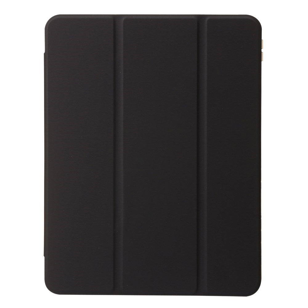 EIDERWOOD iPad 10.9" (2024/2022) Tri-Fold Artificial Leather Flip Case w. Apple Pencil Holder - Black