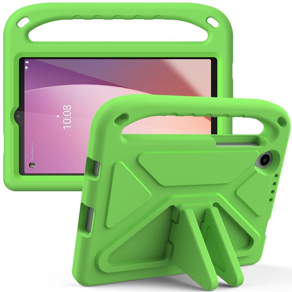 EIDERWOOD Lenovo Tab M8 (4th Gen.) Kids Case with Handle & Stand Function - Green