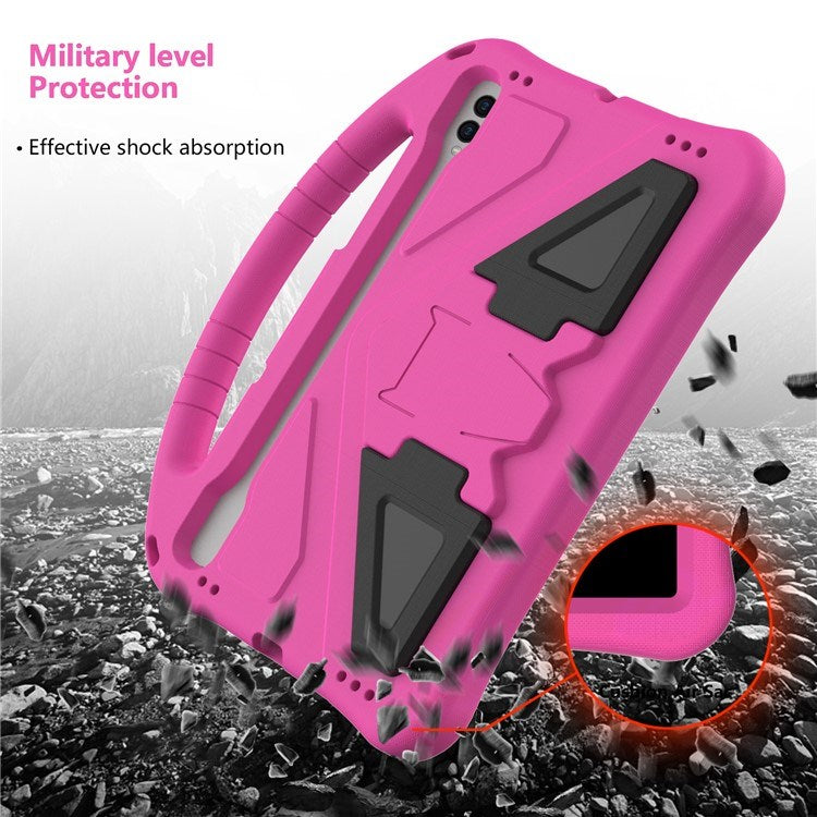 EIDERWOOD Samsung Galaxy Tab S9 / S8 / S7 Kids Case with Handle & Stand Function - Pink
