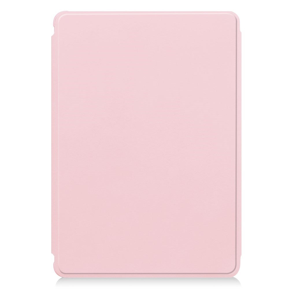 EIDERWOOD iPad Pro 11" (2025 / 2024) Hybrid Flip Case w. Rotating Stand Function - Transparent / Pink