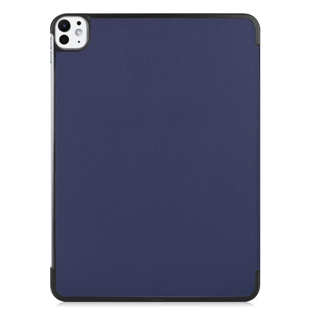 EIDERWOOD iPad Pro 11" (2025 / 2024) Tri-Fold Leather Flip Case - Dark Blue