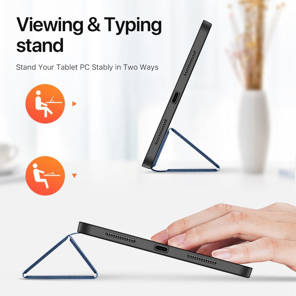 iPad Pro 11" (2025 / 2024) DUX DUCIS DOMO Series Flip Case w. Pen Holder - Blue