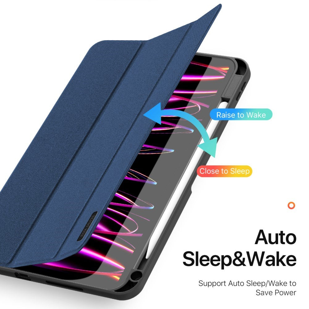iPad Pro 11" (2025 / 2024) DUX DUCIS DOMO Series Flip Case w. Pen Holder - Blue