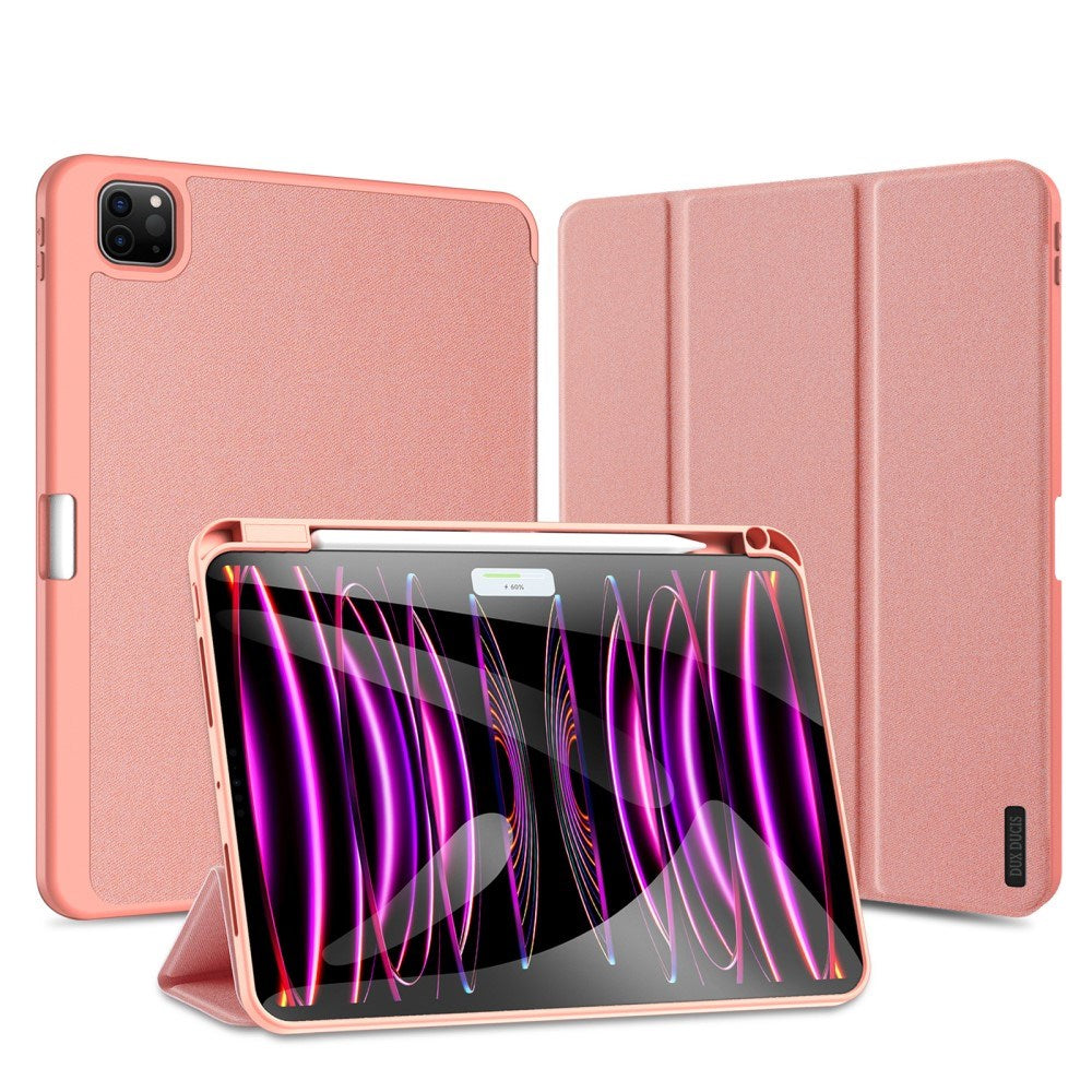 iPad Pro 11" (2025 / 2024) DUX DUCIS DOMO Series Flip Case w. Pen Holder - Pink