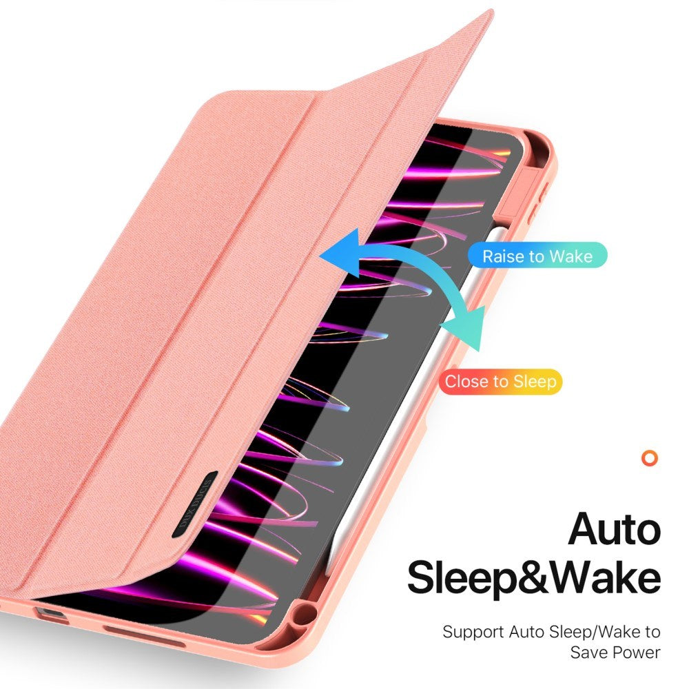 iPad Pro 11" (2025 / 2024) DUX DUCIS DOMO Series Flip Case w. Pen Holder - Pink