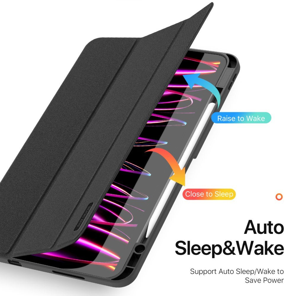 iPad Pro 13" (2025 / 2024) DUX DUCIS DOMO Series Flip Case w. Pen Holder - Black