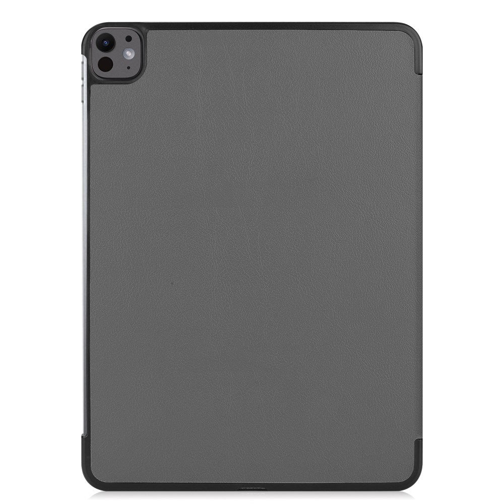 EIDERWOOD iPad Pro 13" (2025 / 2024) Tri-Fold Leather Flip Case - Grey