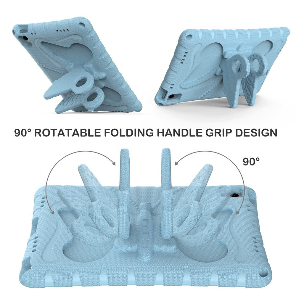 Samsung Galaxy Tab A11+ (Plus) / A9+ (Plus) EIDERWOOD Kids Case - Butterfly Kickstand Case - Light Blue