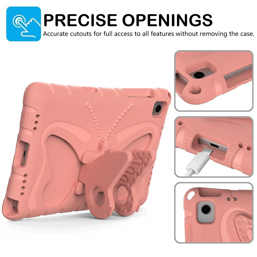 Samsung Galaxy Tab A11+ (Plus) / A9+ (Plus) EIDERWOOD Kids Case - Butterfly Kickstand Case - Pink