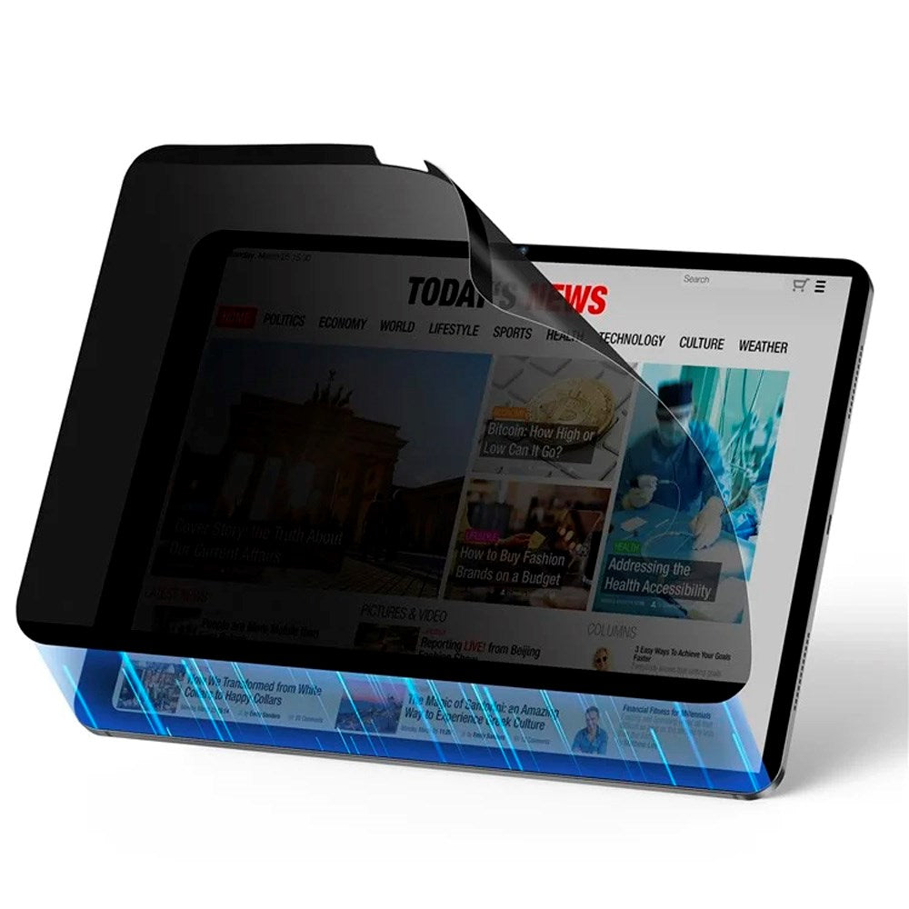 ESR iPad Pro 11" (2025 / 2024) Magnetic Screen Protector - Privacy - Black / Transparent
