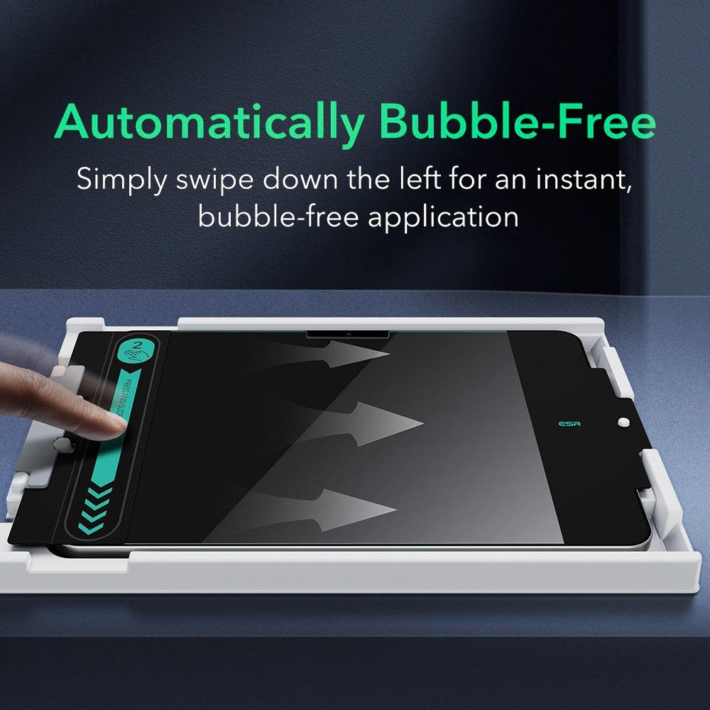 ESR iPad Pro 11" (2025 / 2024) Tempered Screen Protector incl. Mounting Frame - 2 Pcs. - Transparent