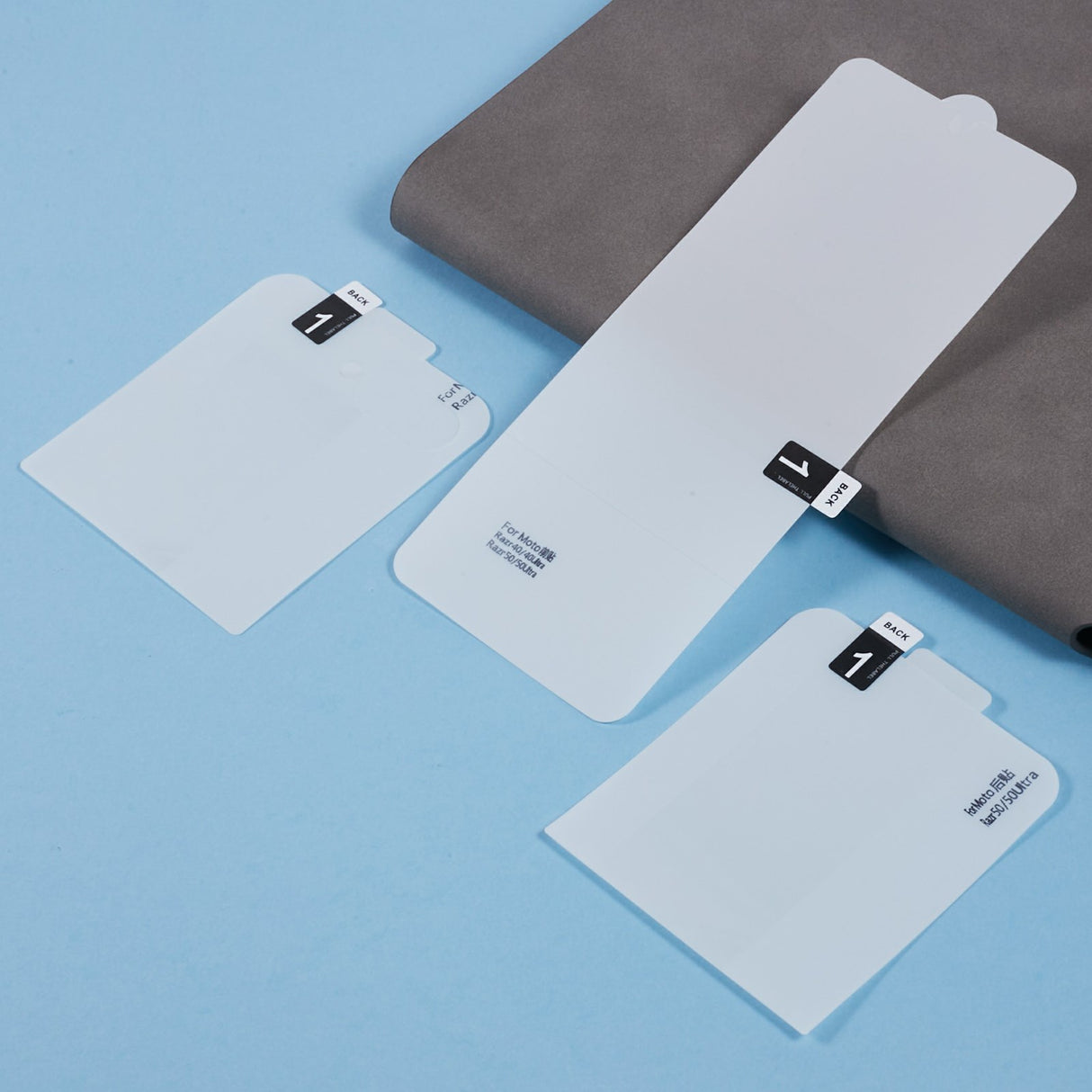 Screen Protector Set for Motorola Razr 50 Ultra 5G – Front & Back Full Coverage, Soft Plastic Hydrogel Film