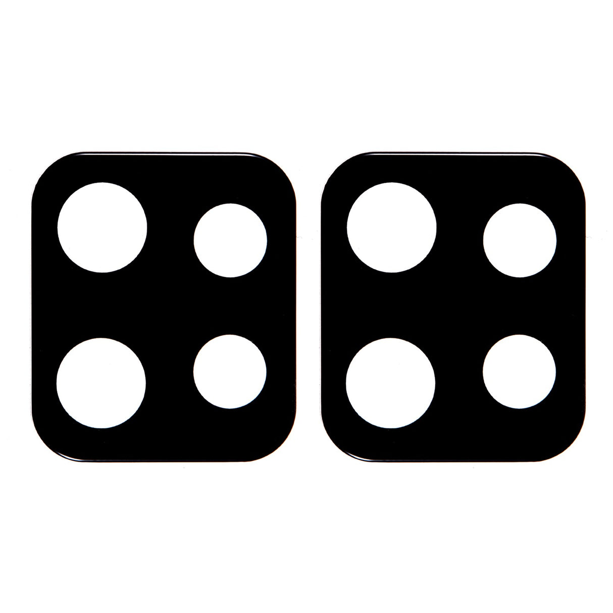 Motorola Edge 50 Neo 5G Tempered Protective Glass for Camera Lens - 2 pcs. - Black