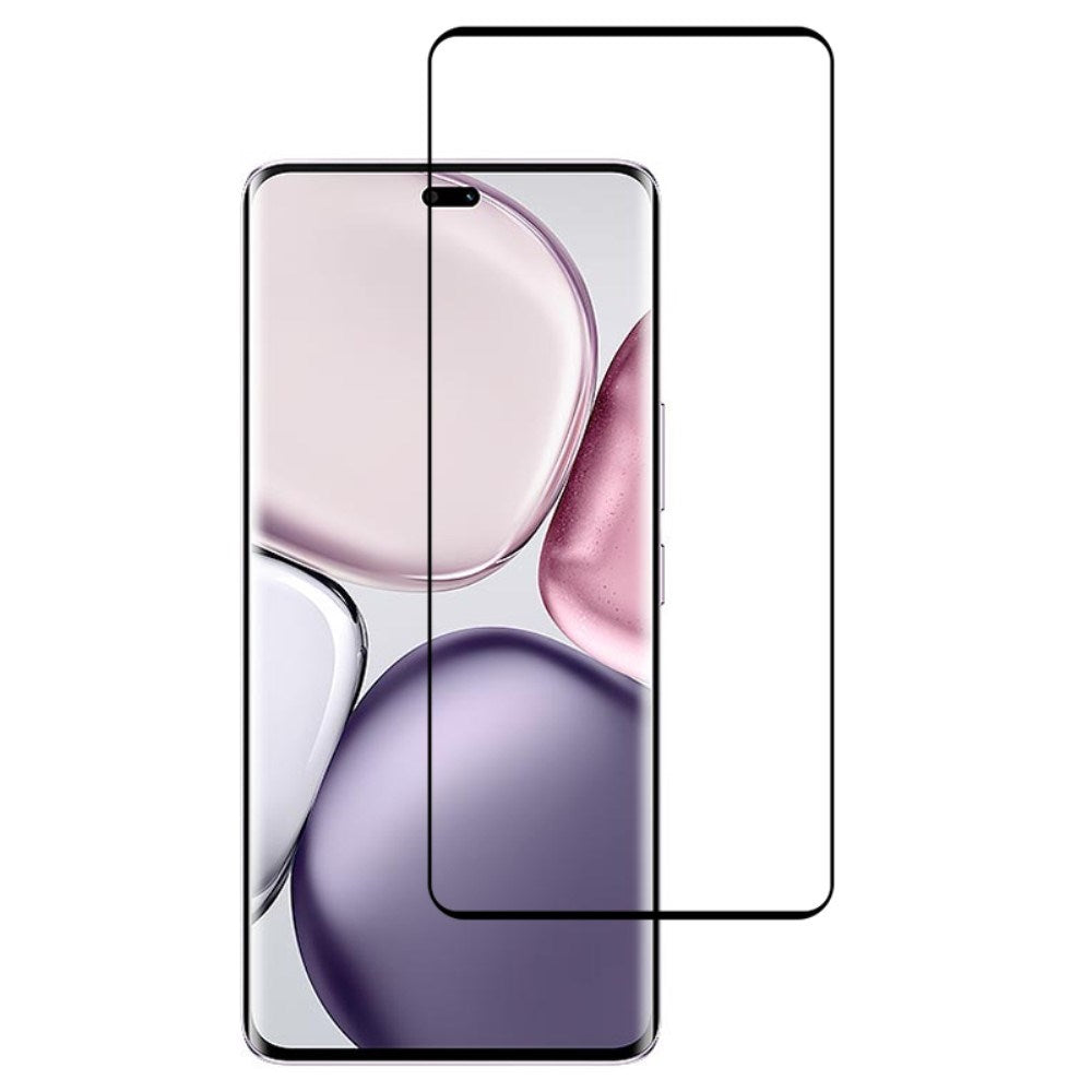 Honor Magic7 Lite Full Fit Tempered Screen Protector Glass - Transparent / Black