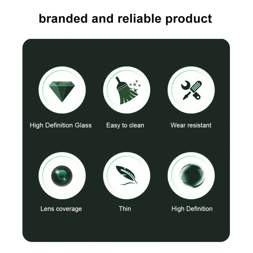 IMAK Samsung Galaxy A17 (5G) / A26 (5G) / A36 (5G) Tempered Camera Lens Protection Glass - 2 pcs - Transparent