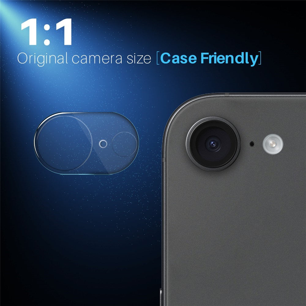 NORTHJO iPhone 16e Tempered Camera Lens Glass - Transparent