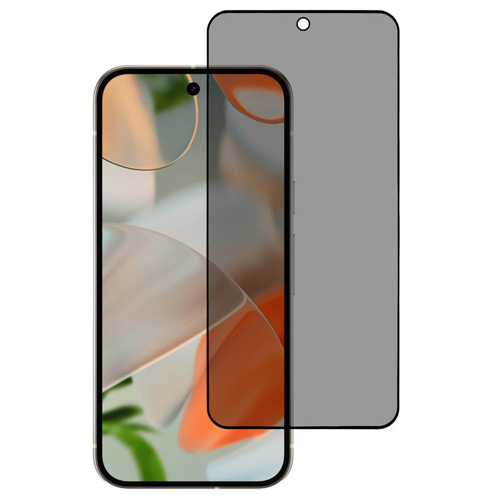 Google Pixel 10 Hardened Glass with Privacy - Full-Fit - Black Edge