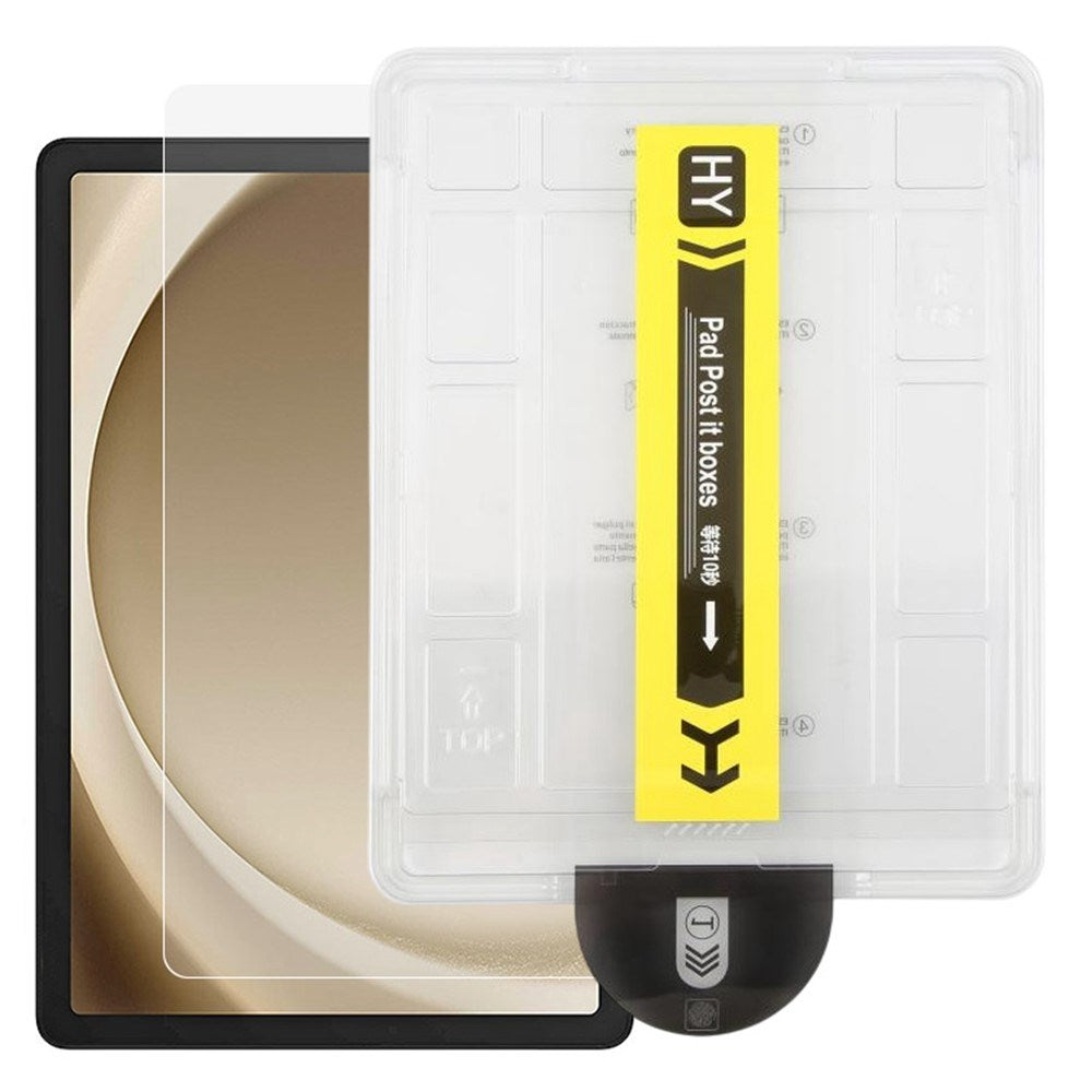 Samsung Galaxy Tab A11+ (Plus) / A9+ (Plus) Screen Protective Glass with Mounting Frame - Transparent