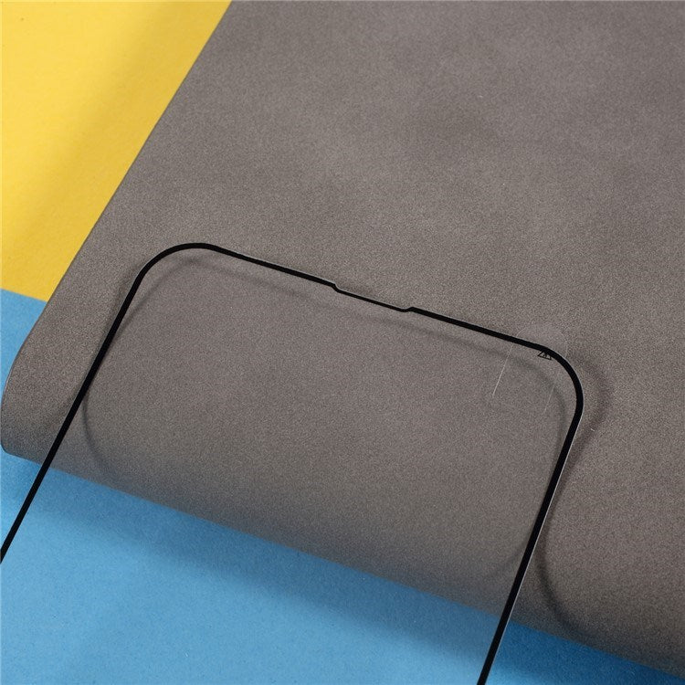 iPhone 17 Pro Tempered Screen Protector Glass - Transparent / Black Edge