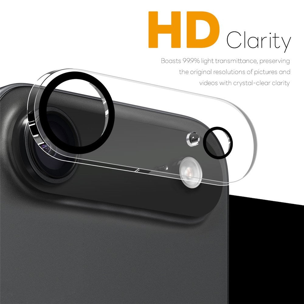 NORTHJO iPhone Air Tempered Camera Lens Glass - Transparent / Black