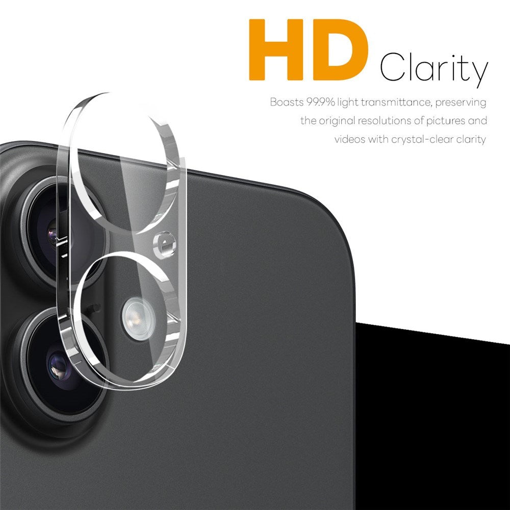 NORTHJO iPhone 17 Tempered Camera Lens Glass - Transparent - 2 Pcs.