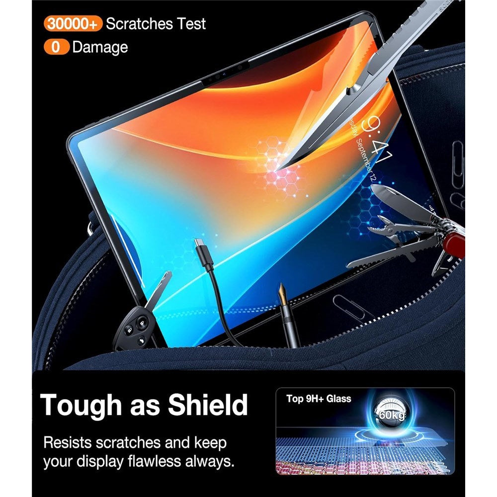 TORRAS iPad Air 13" (2026 / 2025 / 2024) Install Master Tempered Glass Screen Protector - Transparent