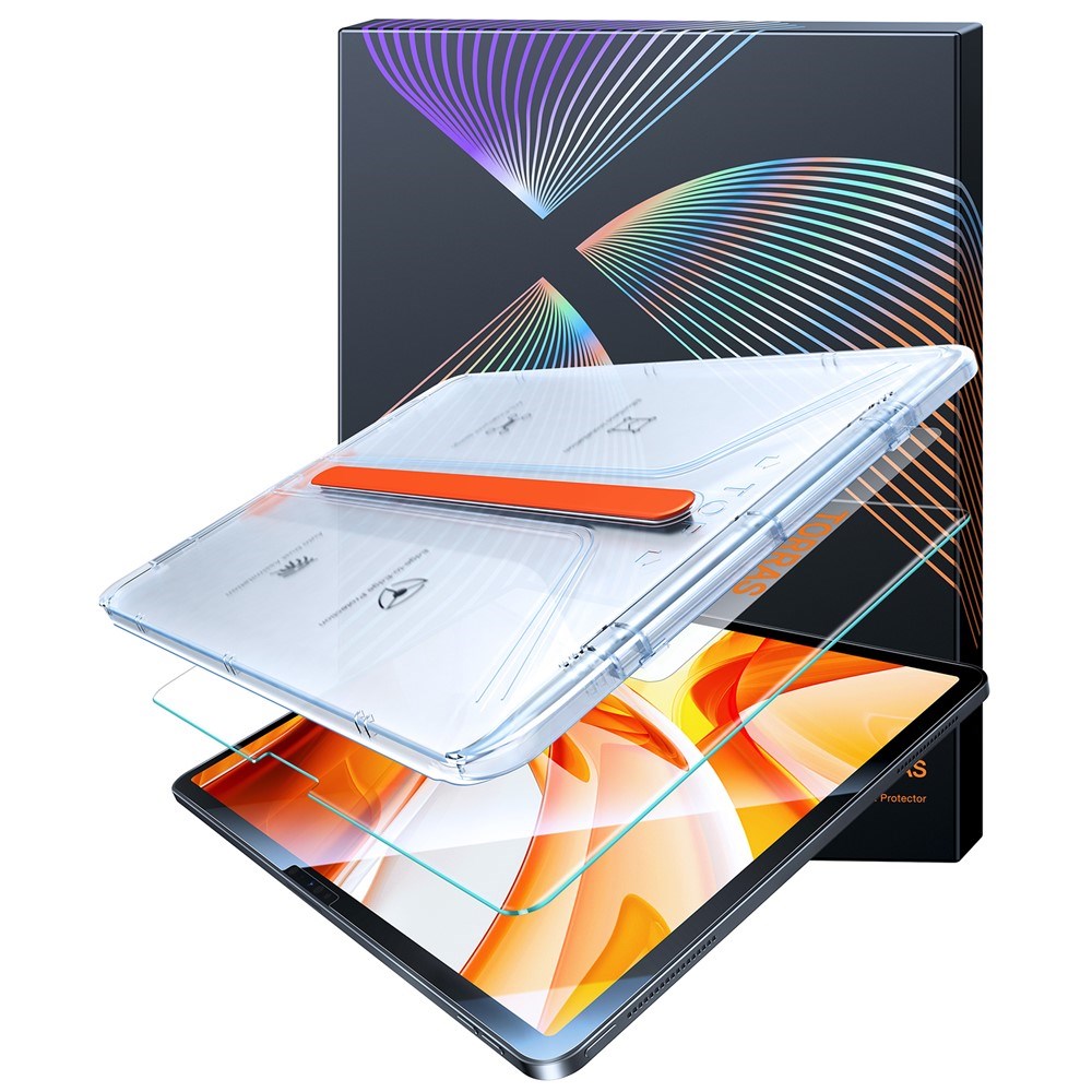 TORRAS iPad Air 13" (2026 / 2025 / 2024) Install Master Tempered Glass Screen Protector - Transparent