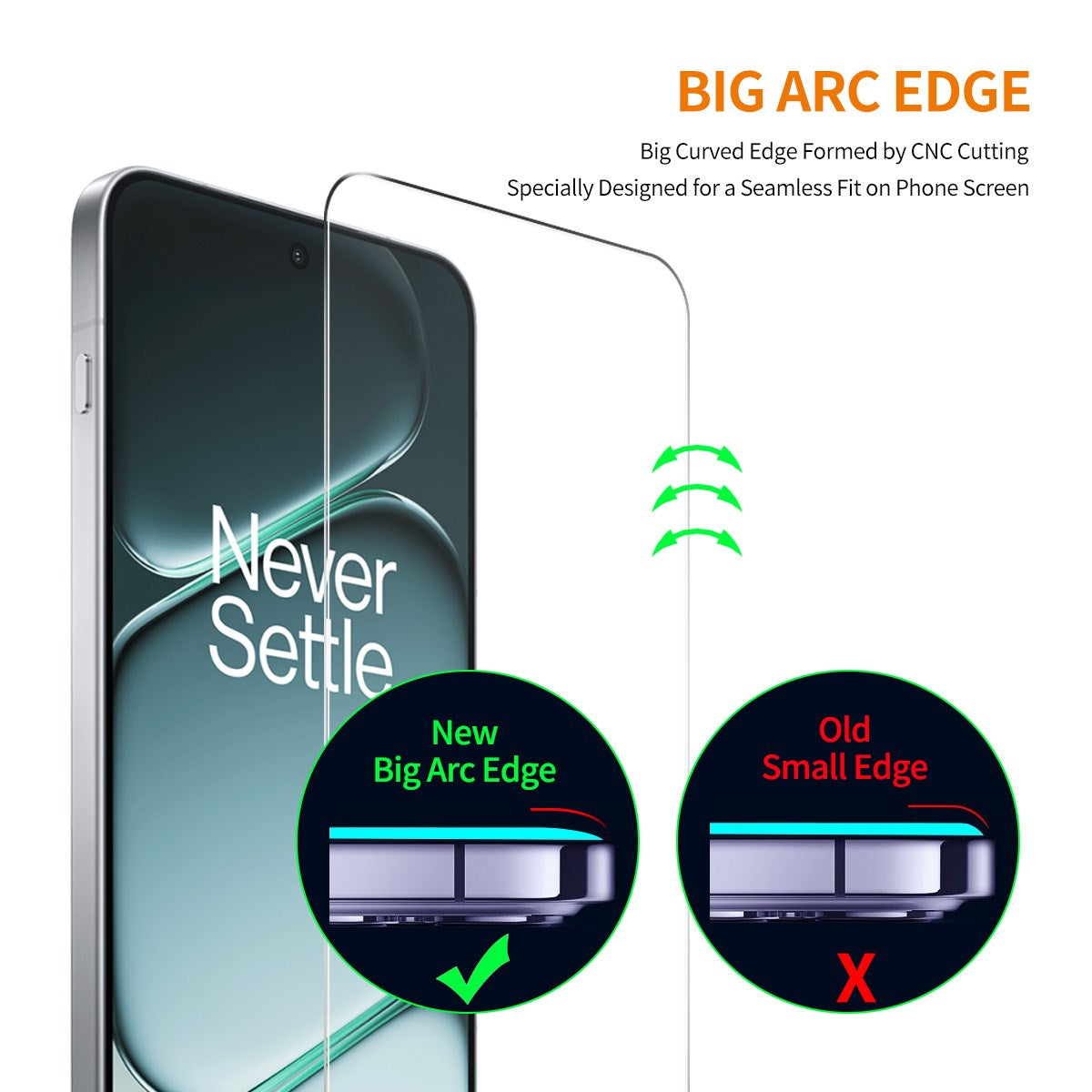 OnePlus 15 ENKAY Tempered Glass Screen Protector - Transparent