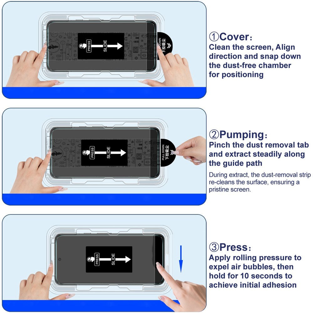 Realme GT 8 Pro IMAK Tempered Screen Protector Glass with Installation Frame - Transparent