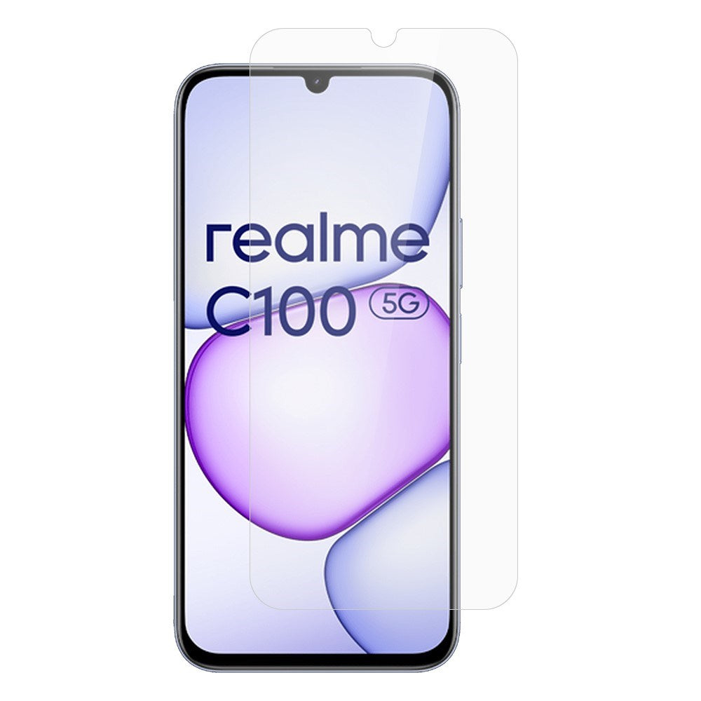 Realme C100 Tempered Glass Screen Protector - Transparent
