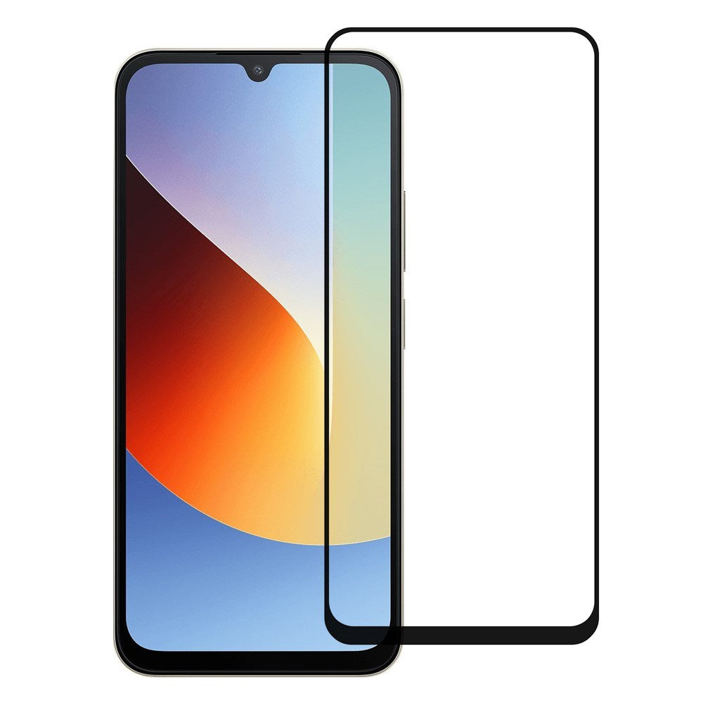 Xiaomi Redmi A7 Pro Screen Protector Glass - Transparent / Black Edge