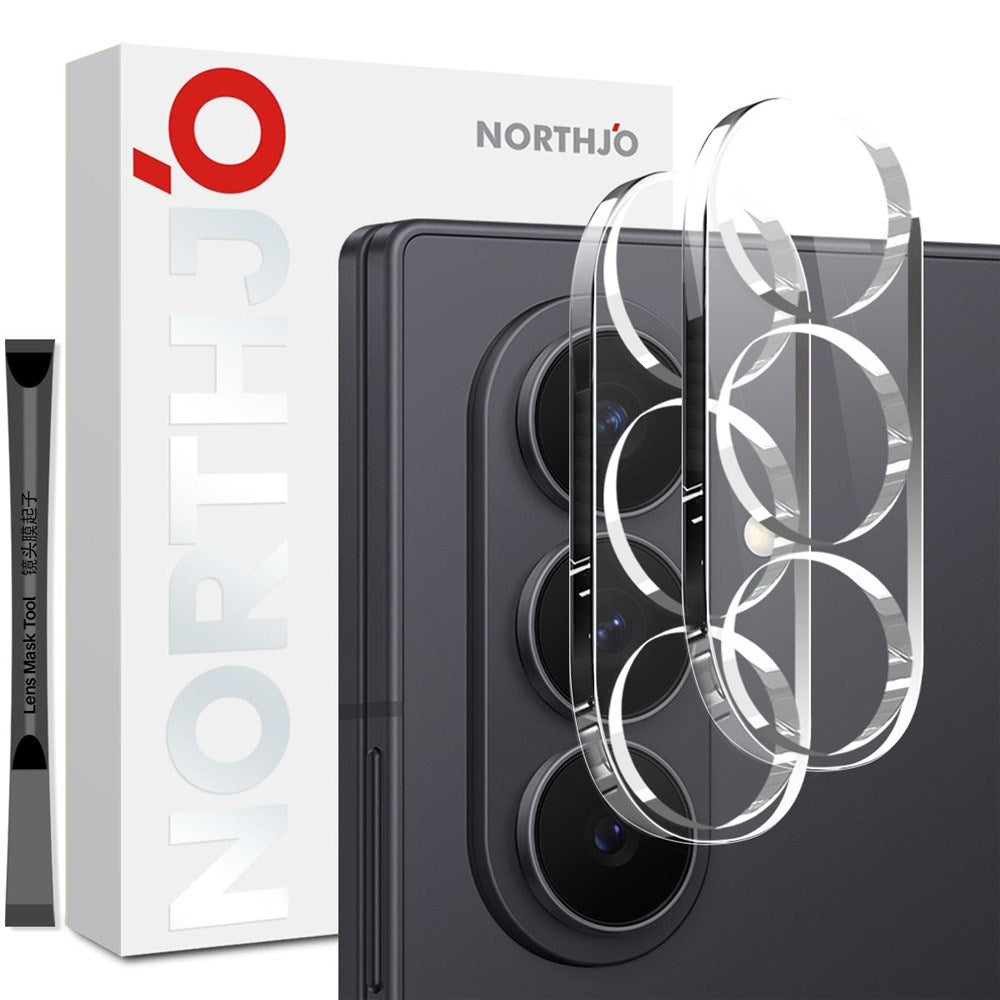 Samsung Galaxy Z Fold8 Ultra NORTHJO Tempered Camera Lens Protector Glass - 2 pcs - Transparent