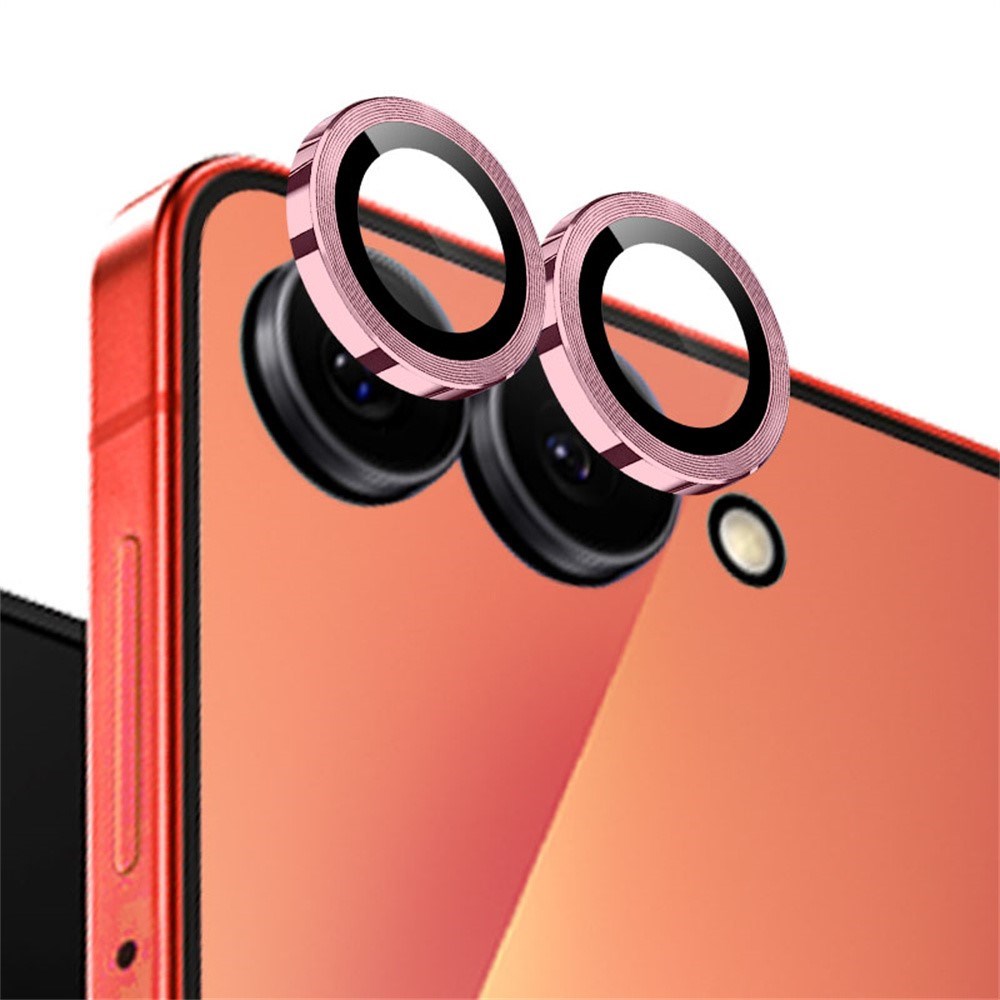 Samsung Galaxy Z Flip8 NORTHJO Camera Lens Protector - Metal & Glass - Pink