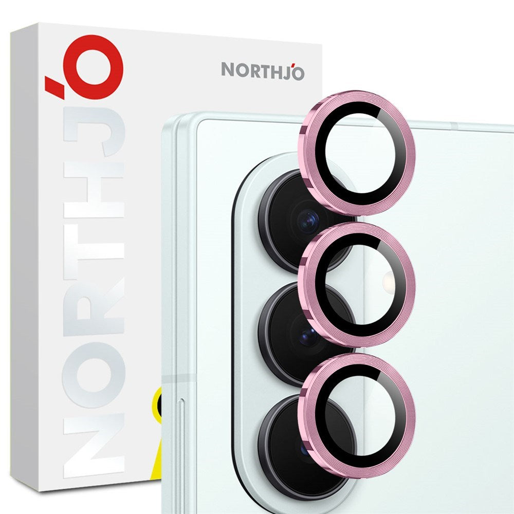 Samsung Galaxy Z Fold8 Ultra NORTHJO Camera Lens Protector - Metal & Glass - Pink