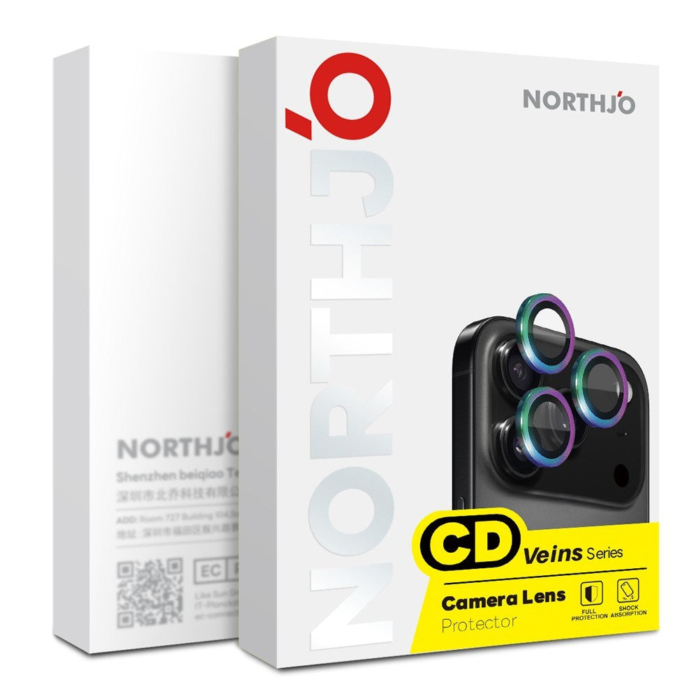 Samsung Galaxy Z Fold8 Ultra NORTHJO Camera Lens Protector - Metal & Glass - Black